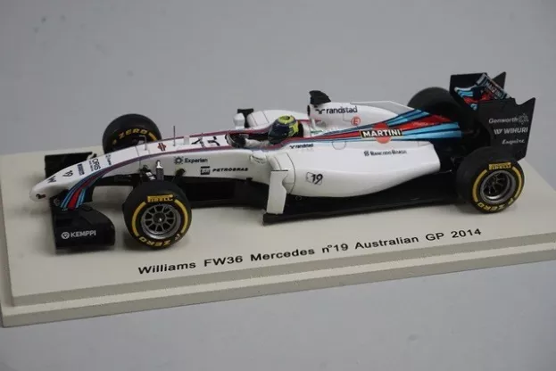 Spark Williams F1 Fw36 Mercedes Team Martini N 19 Australian Gp 2014 F.massa 1:43 S3079