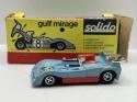 Vintage Solido Gulf Mirage #17 Diecast Race Car 1:43 Scale Made In France
