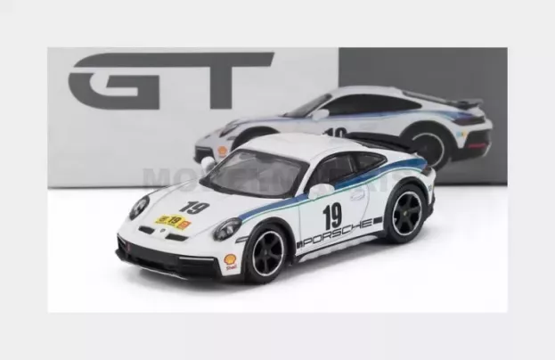 Mini GT Porsche 911 992 Coupe N 19 Rally Dakar Design Package Lhd 2024 1:64 MGT01009-L
