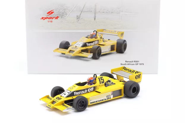Spark Renault F1 Rs01 1 N 15 South Africa Gp 1979 J.p.jabouille 1:18 18S501