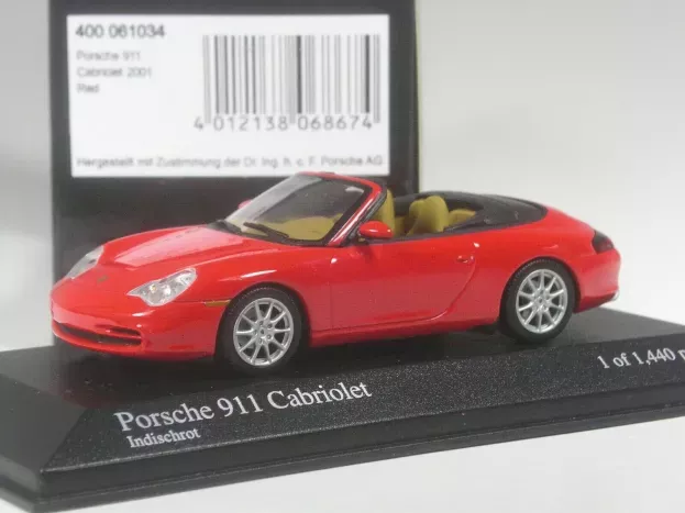 Minichamps Porsche 911 996 Cabriolet 2001 1:43 400061034