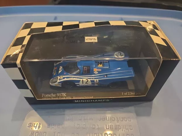 Minichamps Porsche 917k N 12 1000km Brands Hatch 1970 Herrmann Attwood 1:43 430706782