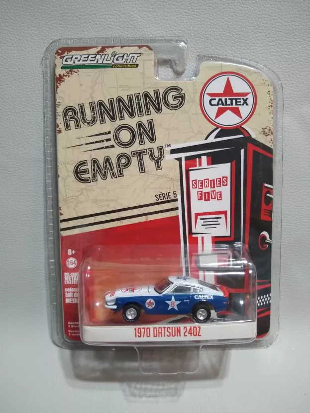 Greenlight Nissan Datsun 240z Caltex N 8 Race Coupe 1970 1:64 41050E
