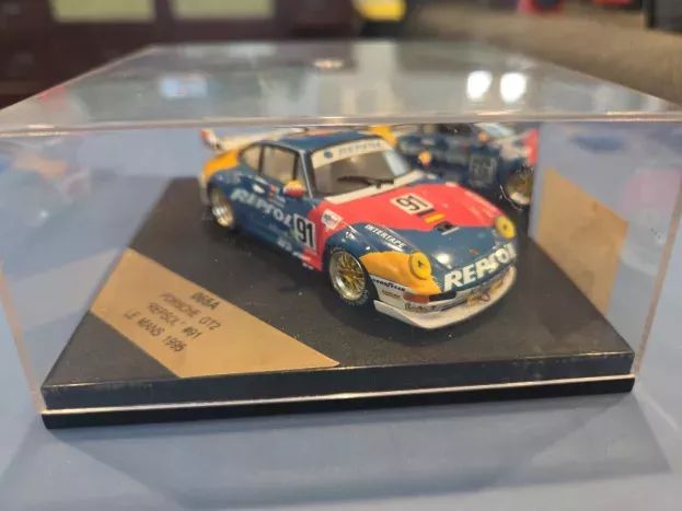 Vitesse Porsche 911 993 Gt2 3.6l Turbo Team Kremer Racing Repsol N 91 24h Le Mans 1995 T.saldana M.a.de Castro P.a.de Orleans-borbon 1:43 065A