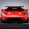 FORD GT LE MANS PLAIN COLOR VERSION RUBY RED 1/18 MODEL CAR BY AUTOART 81811