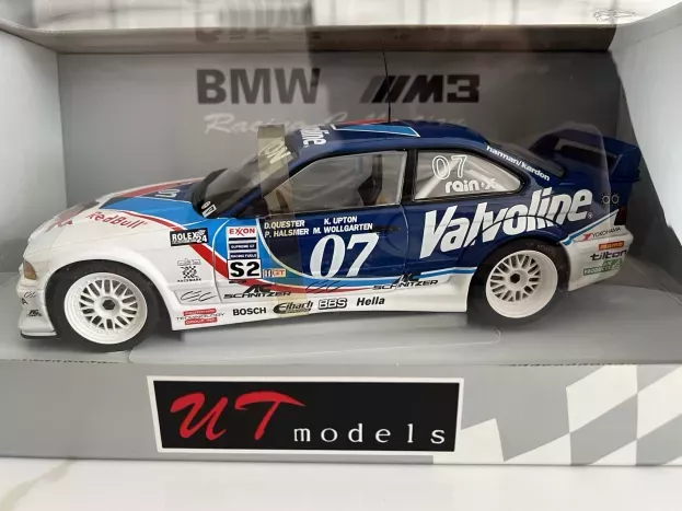 UT Models Bmw 3-series M3 Gtr Valvoline N 7 24h Daytona 1996 D.quester P.halsmer K.upton M.wollgarten 1:18 39633