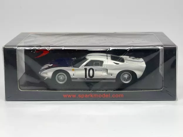 Spark Ford Gt40 Mki 4.2l V8 Team Ford Motor Company N 10 24h Le Mans 1964 P.hill B.mclaren 1:43 S4078