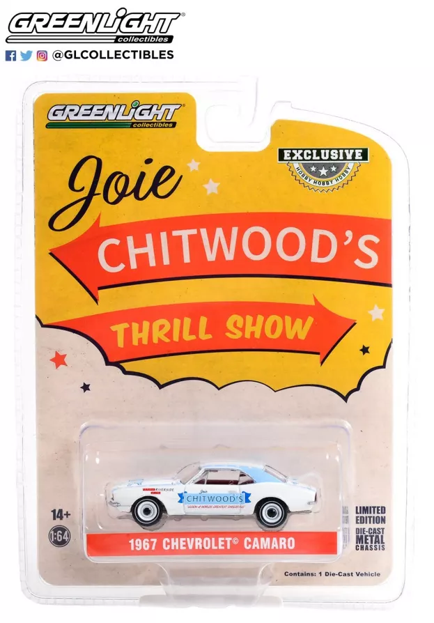 Greenlight Chevrolet Camaro Coupe 1967 Chitwood's Thrill Show 1:64 30358