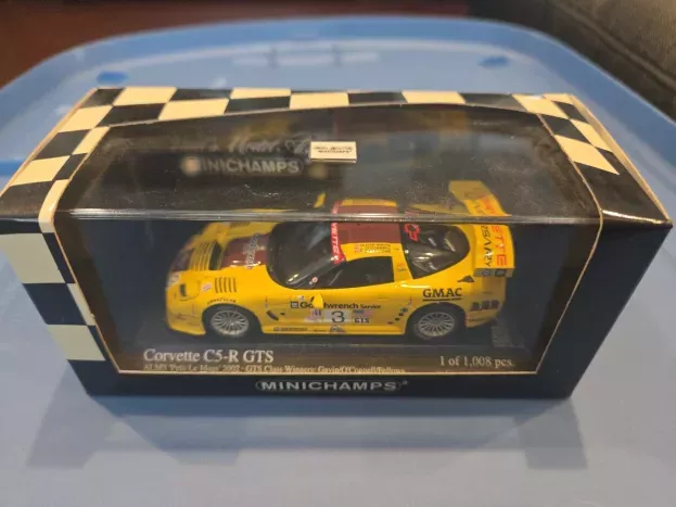 Minichamps Chevrolet Corvette C5-r Gts N 3 Winner Class Alms Le Mans 2002 O.gavin J.o'connell R.fellows 1:43 400021493