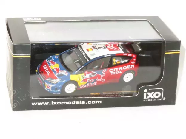 IXO Models Citroen C4 Wrc N 2 Red Bull Rally Argentina 2008 D.sordo M.marti 1:43 RAM322