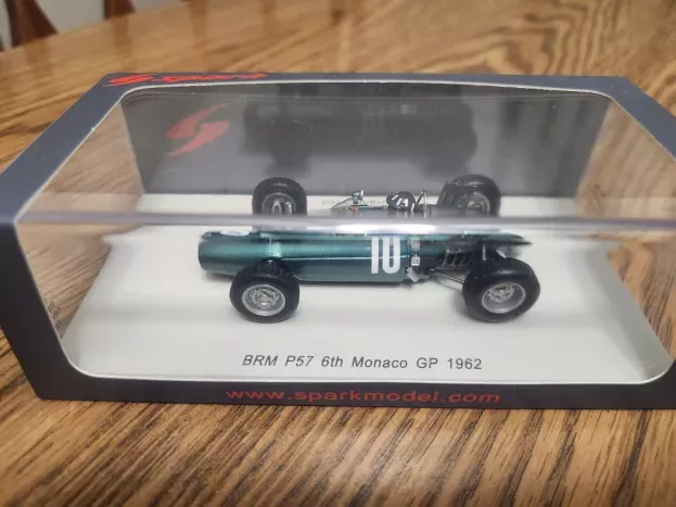 Spark Brm F1 P57 N 10 6th Monaco Gp 1962 Graham Hill 1:43 S4792