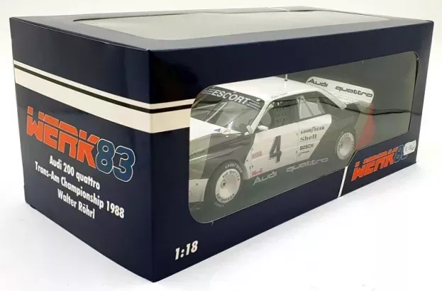 Werk83 Audi 200 Quattro Team Audi Sport N 4 Sieger St. Petersburg Trans-am 1988 Walter Rohrl 1:18 W1801402