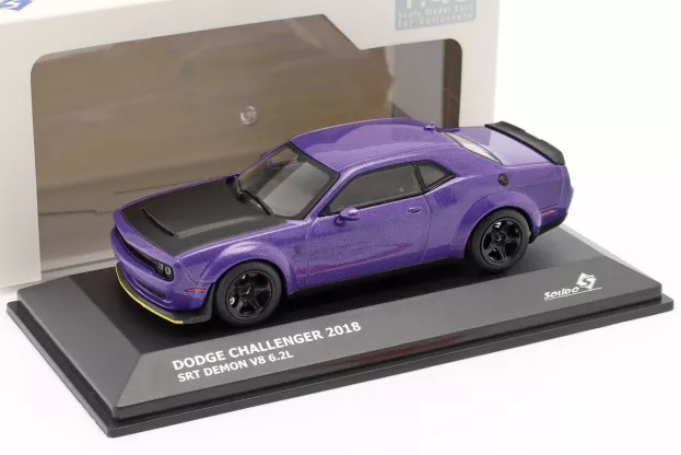 Solido Dodge Challenger Srt Demon V8 6.2l Coupe 2018 1:43 4310302