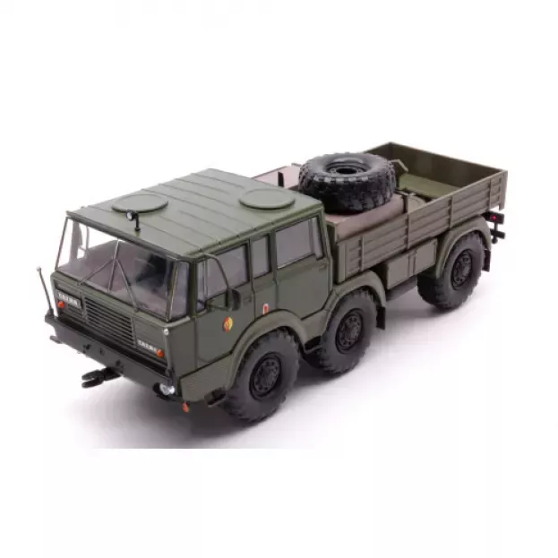 IXO Models Tatra 813 Nva 6x6 Truck Cassonato Double Cabine 3-assi 1968 1:43 TRU041.22