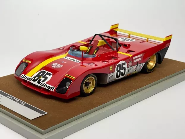 Tecnomodel Ferrari 312pb N 85 Winner 6h Watkins Glen 1972 J.ickx M.andretti 1:18 TM18-62A