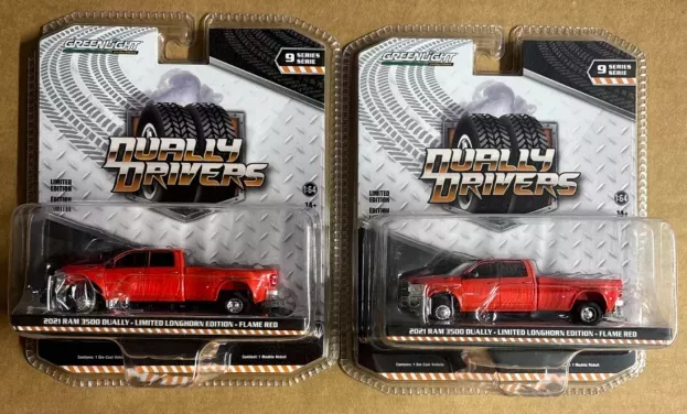 Greenlight Dodge Ram 3500 Double Cabine Pick-up Longhorn Edition 2021 1:64 46090E