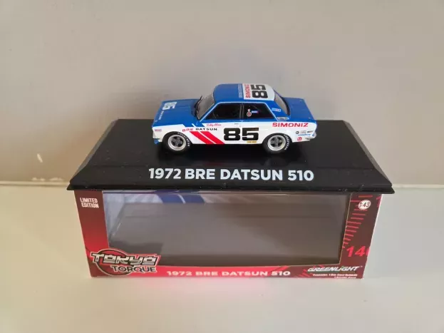 Greenlight Datsun 510 Bre N 85 Racing 1972 B.allison 1:43 86345