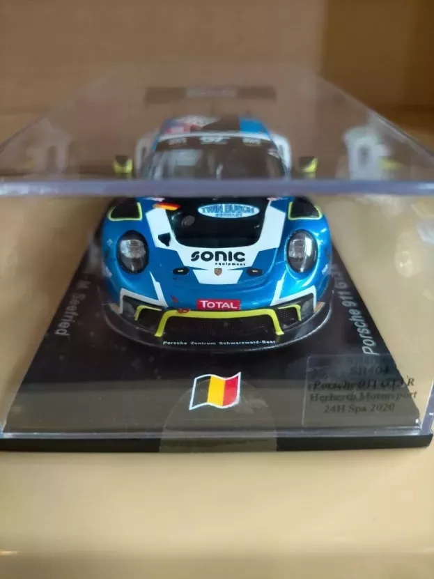 Spark Porsche 911 991-2 Gt3 Team Herberth Motorsport N 918 24h Spa 2020 J.haring D.konstantinou M.joos M.seefried 1:43 SB404