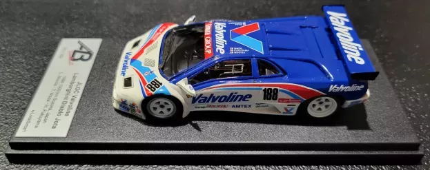 Looksmart Lamborghini Diablo Yota Valvoline N 188 1000km Suzuka 1996 L.moccia T.wada H.fukuyama 1:43 AB102