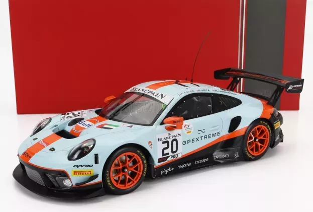 IXO Models Porsche 911 991 Gt3 R 4.0l Flat-6 Team Gpx Racing N 20 Winner 24h Spa 2019 Richard Lietz Michael Christensen Kevin Estre 1:18 LEGT18-23003