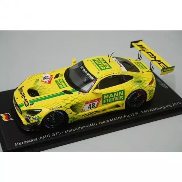 Spark Mercedes Amg Gt3 Team Mann-filter N 48 24h Nurburgring 2019 C.hohenadel L.d.arnold R.marciello M.gotz 1:43 SG550