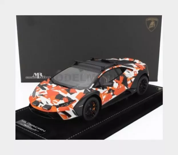 MR Models Lamborghini Huracan Sterrato 2022 Con Vetrina With Showcase 1:18 LAMBO057TER2