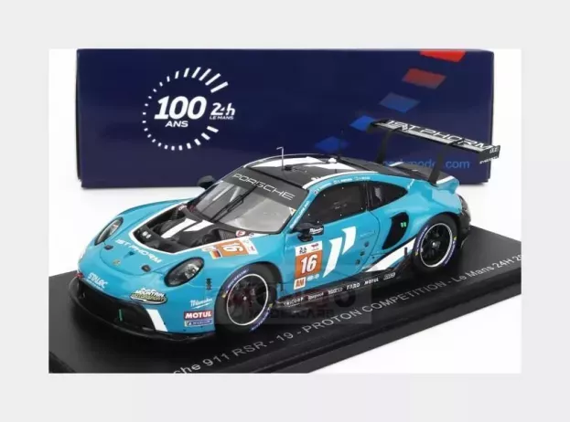 Spark Porsche 911 991-2 Rsr-19 4.2l Team Proton Competition N 16 24h Le Mans 2023 R.hardwick J.heylen Z.robichon 1:43 S8758
