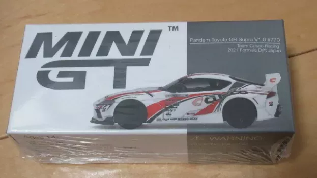 Mini-GT Toyota Gr Supra Coupe Team Cusco Racing N 770 Formula Drift Japan 2021 1:64 MGT00364-R