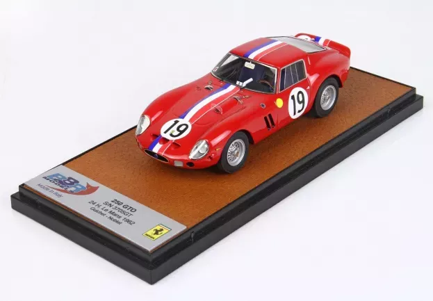 BBR Ferrari 250 Gto Coupe Ch.3705gt Team Pierre Noblet N 19 2nd 24h Le Mans 1962 J.guichet P.noblet 1:43 BBR260