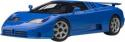 AUTOart 1/18 Scale Bugatti EB110 SS French Blue Finished Model 70917