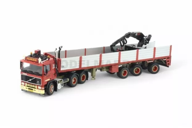 Tekno Volvo Post & Zn H.n. Volvo F16 6x2 Trekker 3 Assige Stenenoplegger 1:50 86964