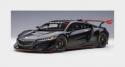 1:18 Autoart Honda Nsx Gt3 2018 Matt Black AA81899 Model