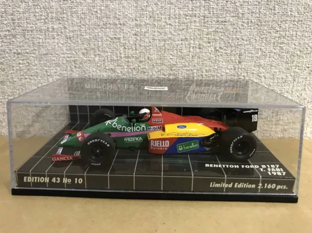 Minichamps Benetton F1 Ford B187 N 19 1987 T.fabi 1:43 400870019
