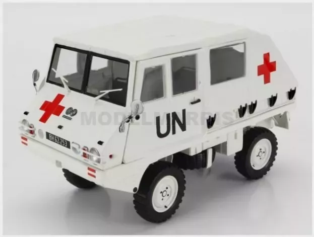 Schuco Steyr-puch Haflinger Un Ambulance 1975 1:18 450043800