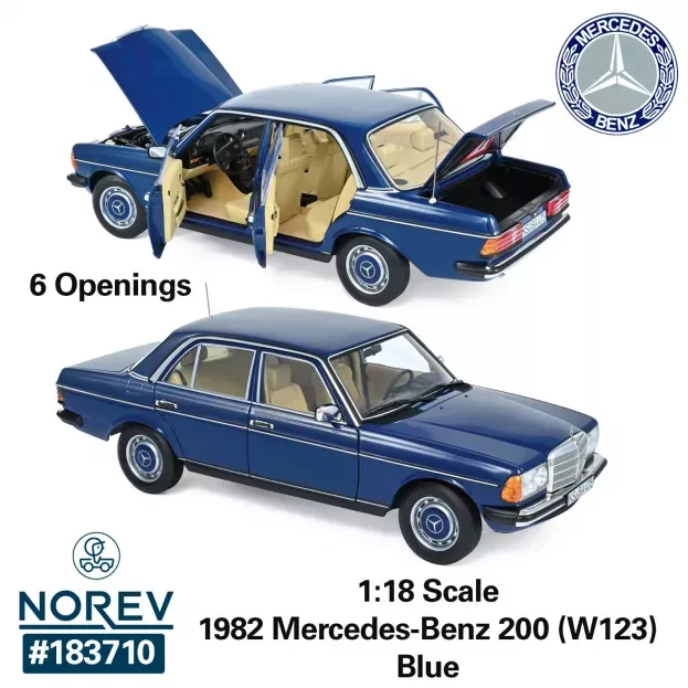 Norev Mercedes E-class 200e w123 1982 1:18 183710