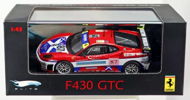 Hot Wheels Ferrari F430 Gtc N 87 24h Le Mans 2006 Niarchos Kirkaldy Mullen 1:43 P9951