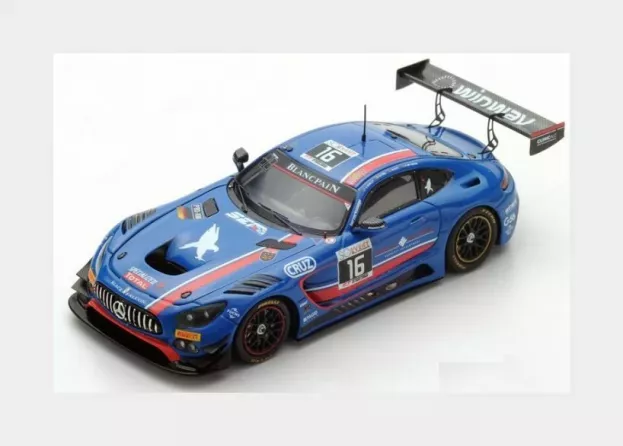 Spark Mercedes Gt-s Amg Gt3 Team Black Falcon N 16 24h Spa 2017 O.morley M.toril M.kirschhofer M.gotz 1:43 SB148