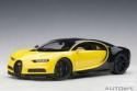 AUTOart 70994 1/18 Bugatti Chiron 2017 Yellow Black Diecast Model Car New