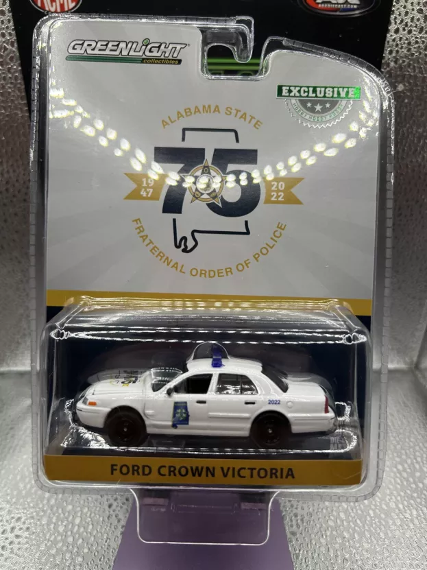 Greenlight Ford Crown Victoria Alabama Police Interceptor 2008 1:64 30351