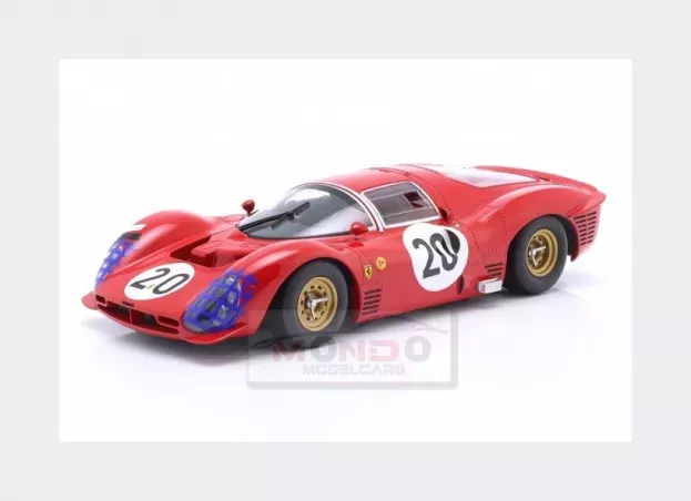 Werk83 Ferrari 330 P3 4.0l V12 Coupe Ch.0848 Team Ferrari Sefac N 20 24h Le Mans 1966 Ludovico Scarfiotti Mike Parkes 1:18 W18022002