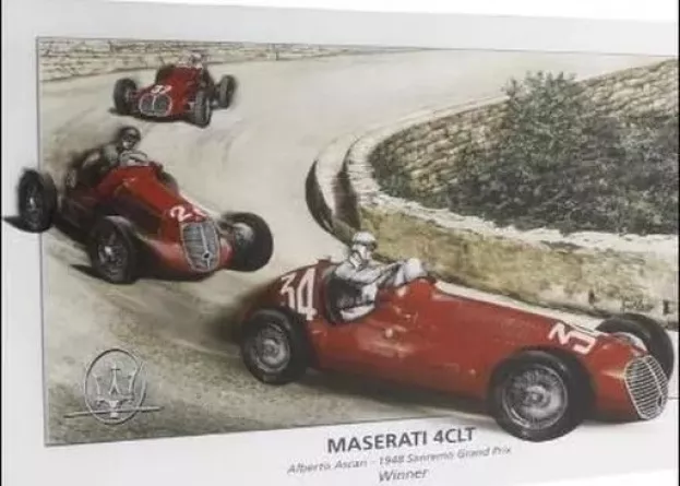 Tecnomodel Maserati F1 4clt N 34 Winner Sanremo Italy Gp 1948 Alberto Ascari 1:18 TM18-181G