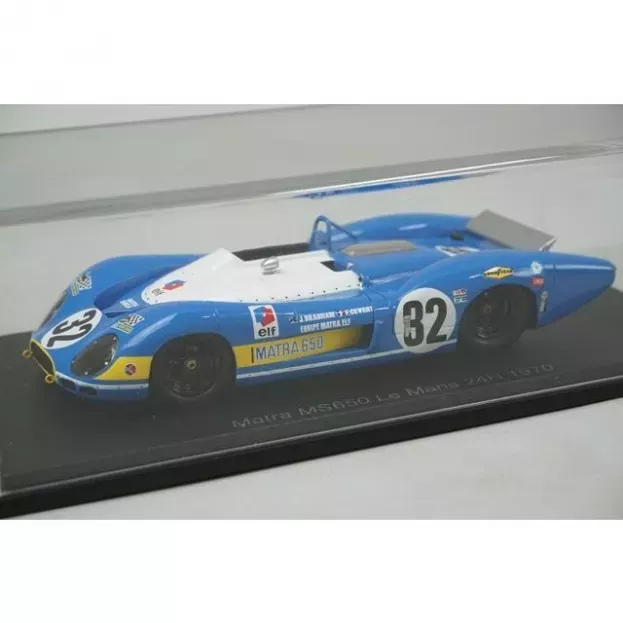Spark Matra Simca Ms650 Team Equipe Matra Elf N 32 24h Le Mans 1970 J.brabham F.cevert 1:43 S3556
