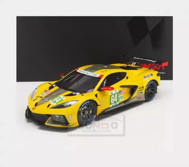 Truescale Chevrolet Corvette C8.r 5.5l V8 Team Corvette Racing N 64 24h Le Mans 2022 T.milner N.tandy A.sims 1:18 TS0443