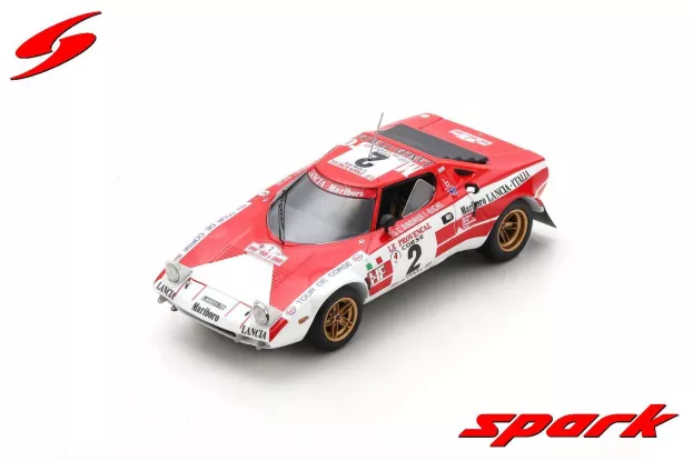 Spark Lancia Stratos Hf N 2 Winner Rally Tour De Corse 1974 Jean Claude Andruet Michele Petit Biche 1:43 S9074