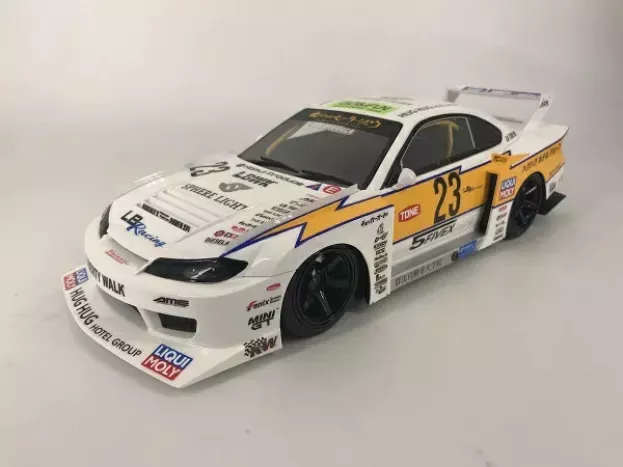 Truescale Nissan Silvia s15 Coupe N 23 Formula Drift Japan Rhd 2021 T.hibino 1:18 TS0418