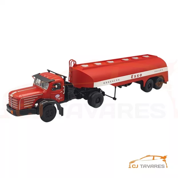 Norev Berliet Tml 15b Tanker Truck Esso 1961 1:43 690017