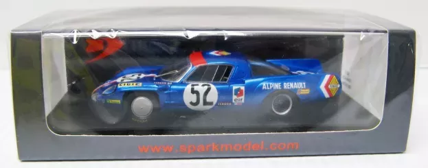 Spark Alpine A210 N 52 24h Le Mans 1968 J.l.therier B.tramont 1:43 S4373