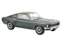 1968 Ford Mustang Fastback - Green Diecast 1:12 Scale Model - Norev 122702