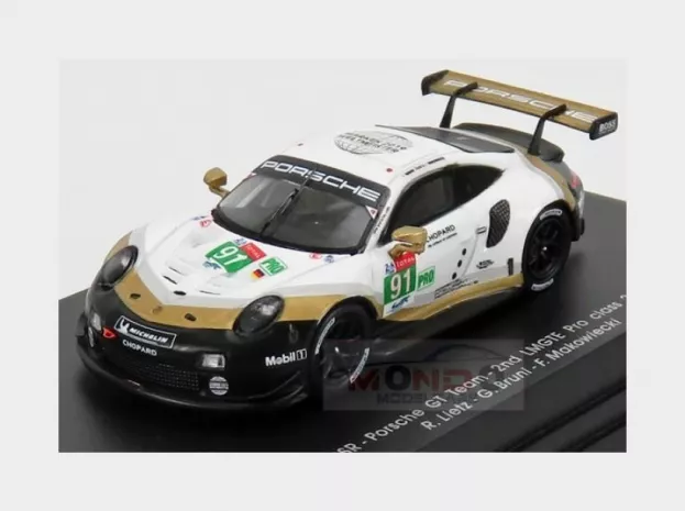 Spark Porsche 911 991 Rsr Team Porsche Gt N 91 24h Le Mans 2019 R.lietz G.bruni F.makowiecki 1:87 87S150
