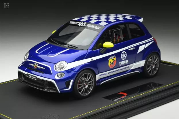 BBR Fiat Nuova 500 Abarth 695 Biposto Livery Yamaha 2015 1:18 BBRC1811AV